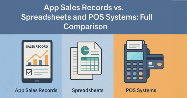 App Sales Records vs. Spreadsheets and POS Systems Full Comparison